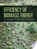 Efficiency of biomass energy : an exergy approach to biofuels, power, and biorefineries [E-Book] /
