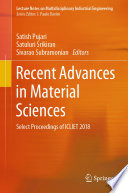 Recent Advances in Material Sciences [E-Book] : Select Proceedings of ICLIET 2018 /