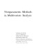 Nonparametric methods in multivariate analysis /