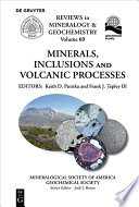 Minerals, inclusions and volcanic processes [E-Book] /
