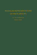 Modular representations of finite groups [E-Book] /