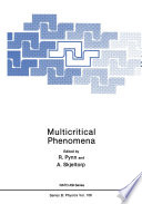 Multicritical Phenomena [E-Book] : Proceedings of a NATO Advanced Study Institute on Multicritical Phenomena, held April 10–21, 1983, in Geilo, Norway /