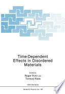Time-Dependent Effects in Disordered Materials [E-Book] /