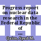 Progress report on nuclear data research in the Federal Republic of Germany : for the period April 1, 2001 to March 31, 2002 [E-Book] /