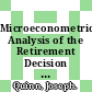 Microeconometric Analysis of the Retirement Decision [E-Book]: United States /