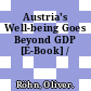 Austria's Well-being Goes Beyond GDP [E-Book] /