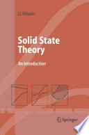 Solid State Theory [E-Book] : An Introduction /