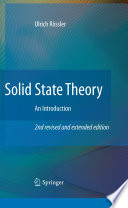 Solid State Theory [E-Book] : An Introduction /