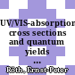 UV/VIS-absorption cross sections and quantum yields for use in photochemistry and atmospheric modeling. 2. Organic substances [E-Book] /