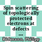Spin scattering of topologically protected electrons at defects [E-Book] /