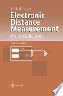 Electronic distance measurement : an introduction [E-Book] /