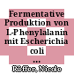 Fermentative Produktion von L-Phenylalanin mit Escherichia coli und integrierter Produktabtrennung /