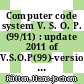 Computer code system V. S. O. P. (99/11) : update 2011 of V.S.O.P(99)-version 2009 ; code manual [E-Book] /