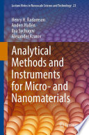 Analytical Methods and Instruments for Micro- and Nanomaterials [E-Book] /