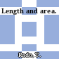 Length and area.