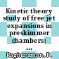 Kinetic theory study of free jet expansions in preskimmer chambers: free molecular flow analysis.