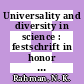 Universality and diversity in science : festschrift in honor of Naseem K. Rahman's 60th birthday [E-Book] /