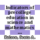 Indicators of precollege education in  science and mathematics : a preliminary review [E-Book] /