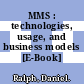 MMS : technologies, usage, and business models [E-Book] /