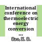 International conference on thermoelectric energy conversion 0003: proceedings : Arlington, TX, 12.03.80-14.03.80.