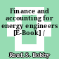 Finance and accounting for energy engineers [E-Book] /