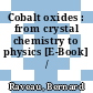 Cobalt oxides : from crystal chemistry to physics [E-Book] /