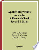 Applied regression analysis : a research tool /