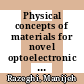 Physical concepts of materials for novel optoelectronic device applications 0001: device physics and applications vol 0001 : Aachen, 28.10.90-02.11.90.