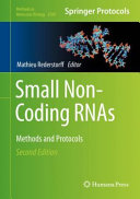 Small Non-Coding RNAs [E-Book] : Methods and Protocols /