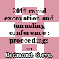 2011 rapid excavation and tunneling conference : proceedings [E-Book] /
