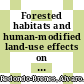 Forested habitats and human-modified land-use effects on avian diversity / [E-Book]