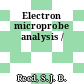 Electron microprobe analysis /