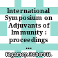 International Symposium on Adjuvants of Immunity : proceedings of the 17th symposium ... held at the Rijks Instituut voor de Volksgezondheid Utrecht-Bilthoven (The Netherlands) March 30 - April 2, 1966 ; with 88 tables /