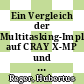 Ein Vergleich der Multitasking-Implementierungen auf CRAY X-MP und IBM 3090 [E-Book] /c von Hubertus Reger
