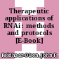Therapeutic applications of RNAi : methods and protocols [E-Book] /