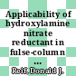 Applicability of hydroxylamine nitrate reductant in fulse-column contactors : [E-Book]