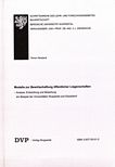 Modelle zur Bewirtschaftung öffentlicher Liegenschaften : Analyse, Entwicklung und Bewertung am Beispiel der Universitäten Wuppertal und Düsseldorf /