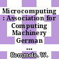 Microcomputing : Association for Computing Machinery German Chapter: Tagung 0003,1979 : München, 24.10.1979-25.10.1979.
