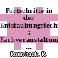 Fortschritte in der Entstaubungstechnik : Fachveranstaltung : Essen, 11.03.1986-12.03.1986.