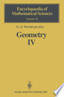 Geometry IV : nonregular Riemannian geometry [E-Book] /