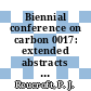Biennial conference on carbon 0017: extended abstracts and programme : Lexington, KY, 16.06.85-21.06.85.