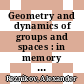 Geometry and dynamics of groups and spaces : in memory of Alexander Reznikov [E-Book] /