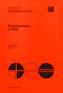 Biomathematics in 1980 : Biomathematics: workshop : Salerno, 04.80.