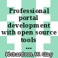 Professional portal development with open source tools : Java TM Portlet API, Lucene, James, Slide (Wrox Press) / [E-Book]