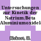 Untersuchungen zur Kinetik der Natrium/Beta Aluminiumoxidelektrode.