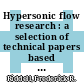 Hypersonic flow research : a selection of technical papers based mainly on a symposium of the American Rocket Society held at Massachusetts Institute of Technology [E-Book] /