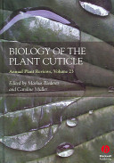 Biology of the plant cuticle /