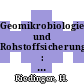 Geomikrobiologie und Rohstoffsicherung : Expertengespräch : Jülich, 24.11.1980-25.11.1980.