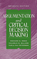 Argumentation and critical decision making /