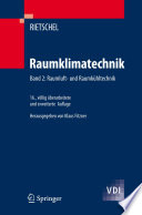 Raumklimatechnik – Band 2 [E-Book] : Raumluft- und Raumkühltechnik /